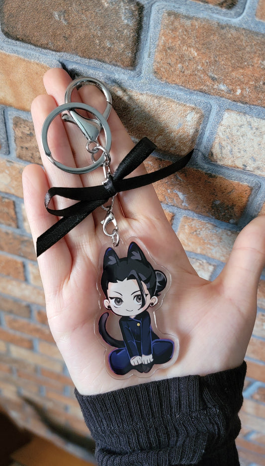 Geto Suguru Cat Keychain