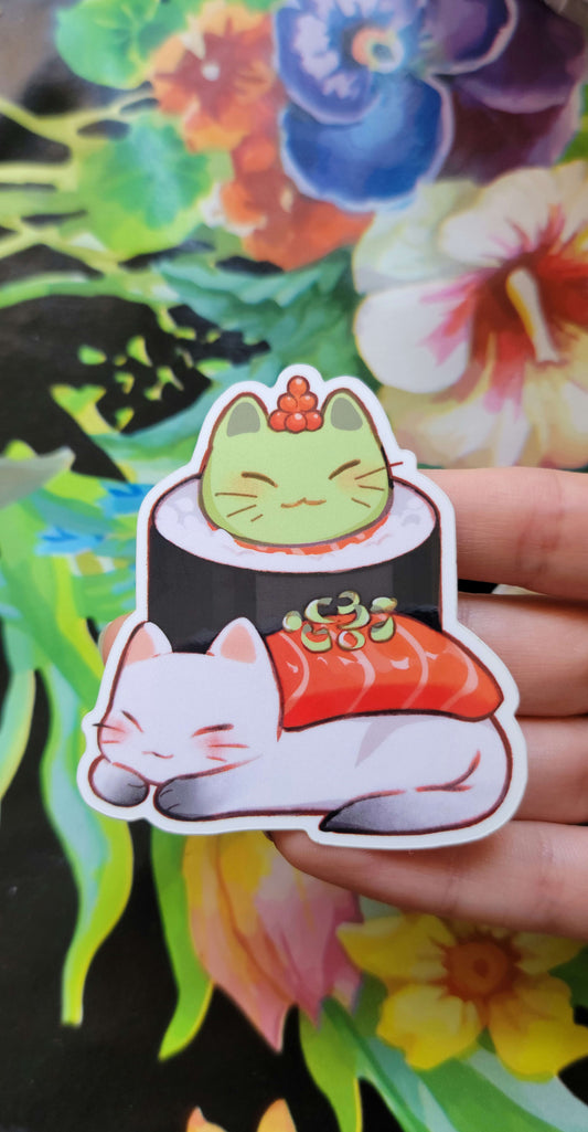 Sushi Cats Sticker