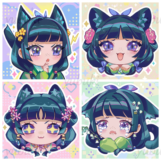 Mini Maomao (5" x 5")