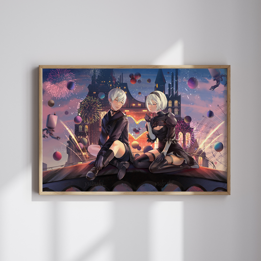 2B and 9S (11" x 17")