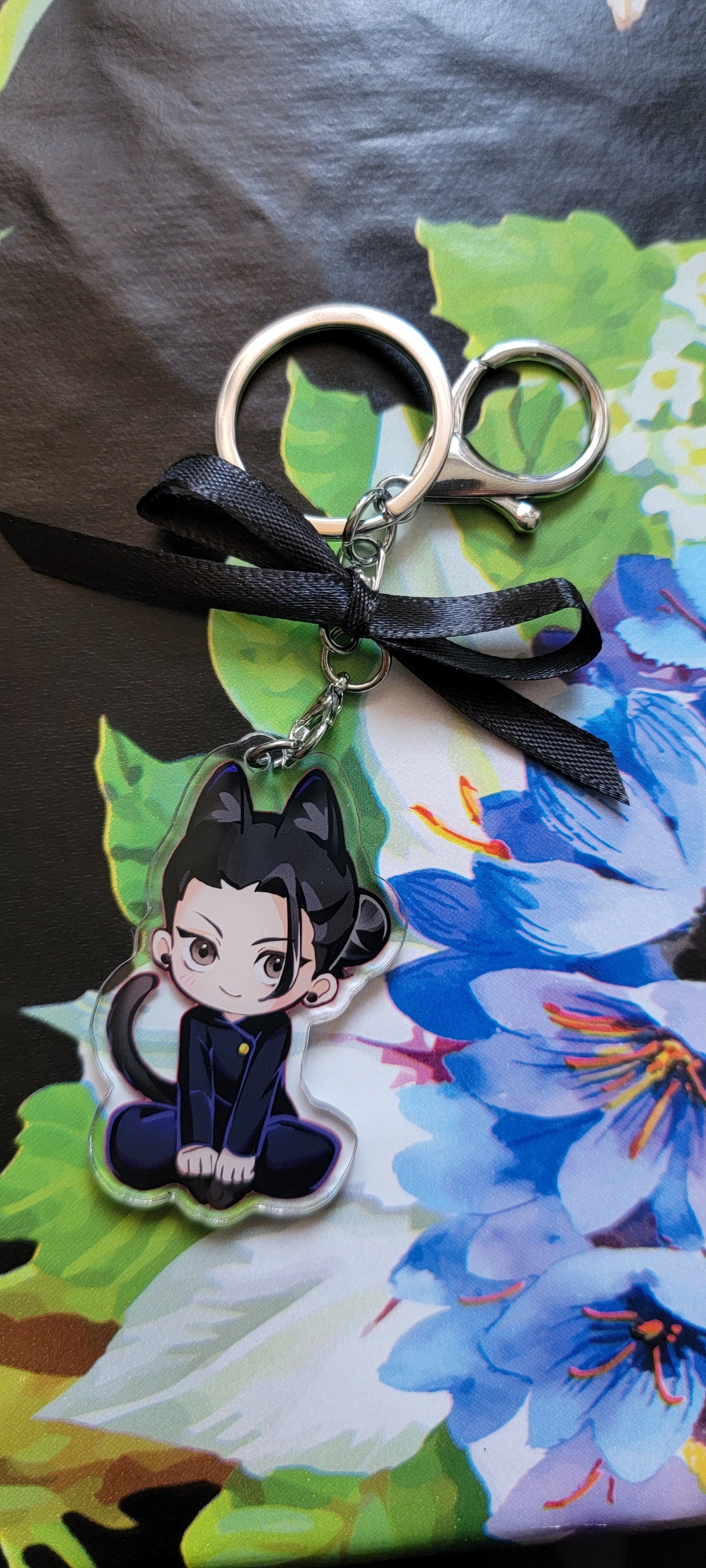 Geto Suguru Cat Keychain