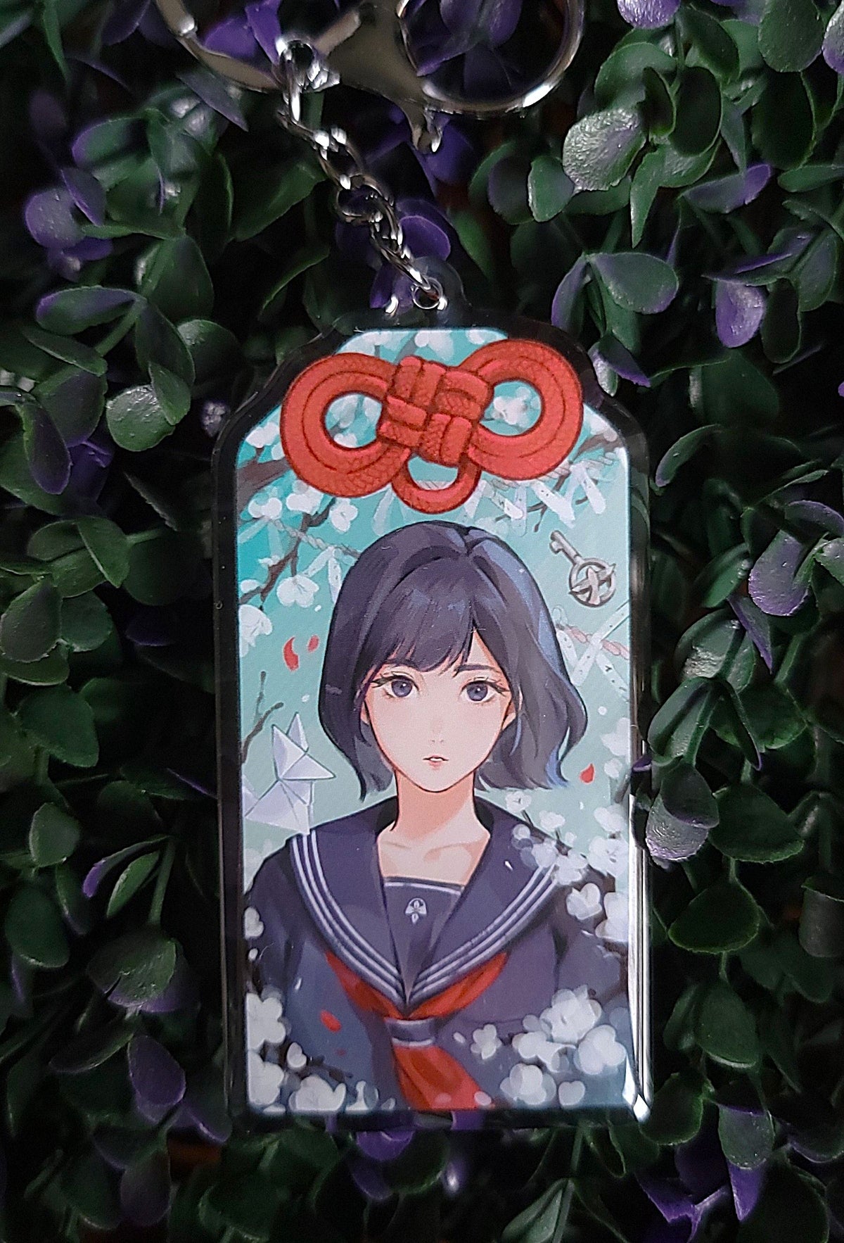 Hinako Omamori Keychain (Double-sided)