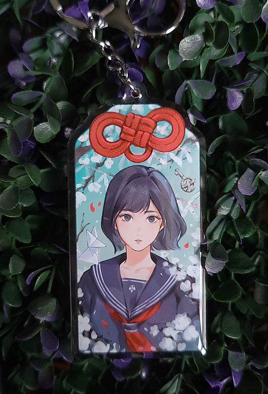Hinako Omamori Keychain (Double-sided)