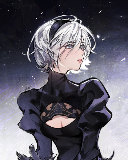 YoRHa 2B (8.5" x 11")
