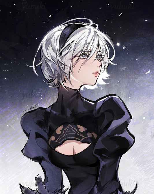 YoRHa 2B (8.5" x 11")