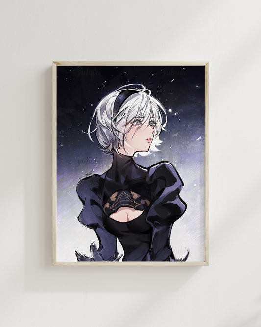 YoRHa 2B (8.5" x 11")