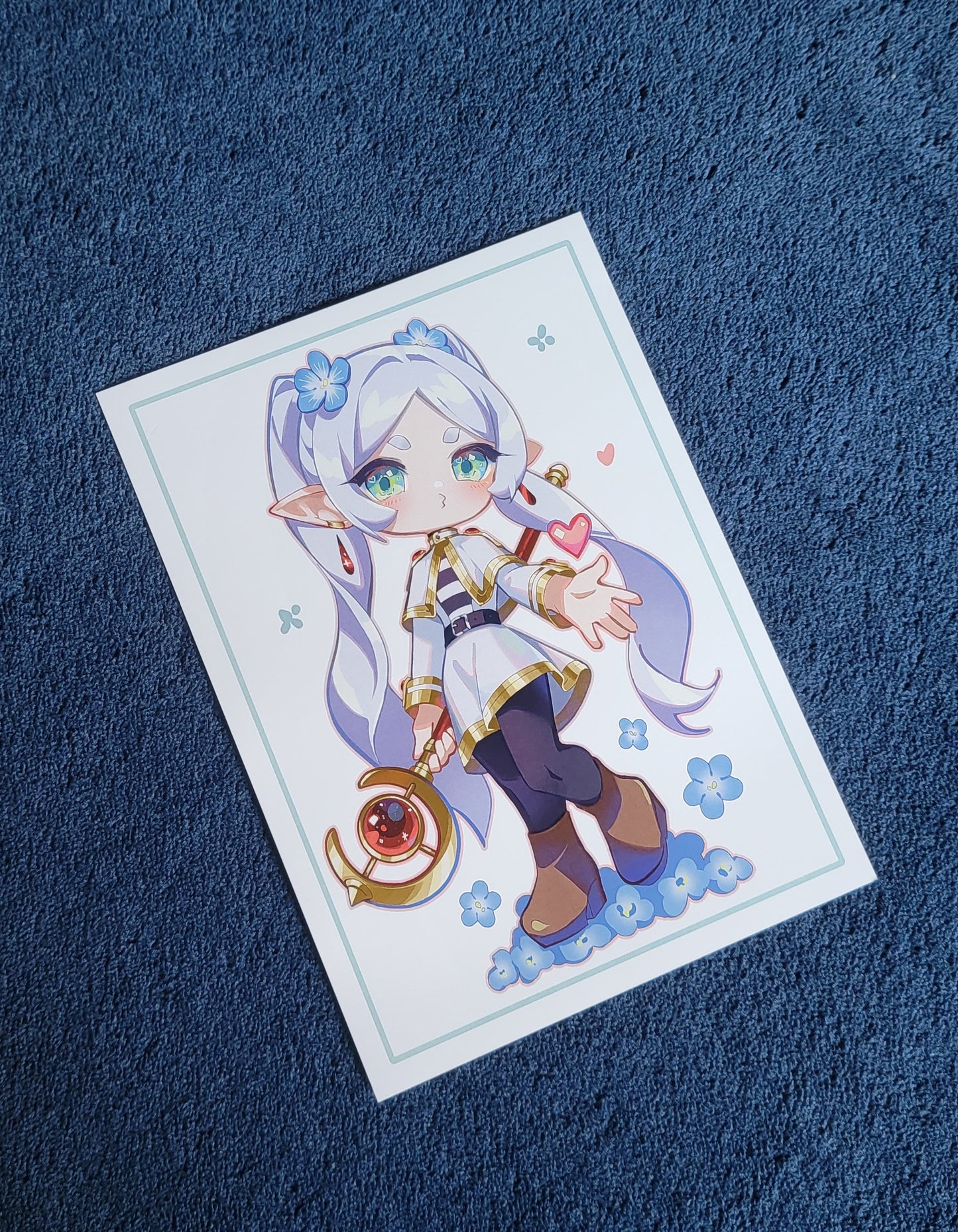 Chibi Frieren (5" x 7")