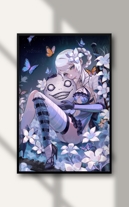 Kaine and Emil from NieR (11" x 17")