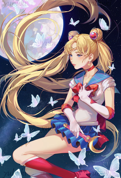 Mini Sailor Moon (4" x 6")