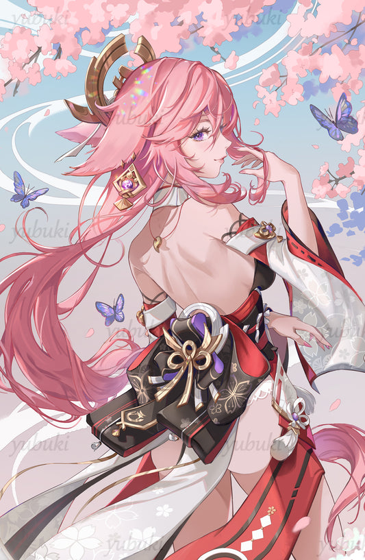 Yae Miko (11" x 17")