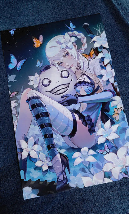 Kaine and Emil from NieR (11" x 17")