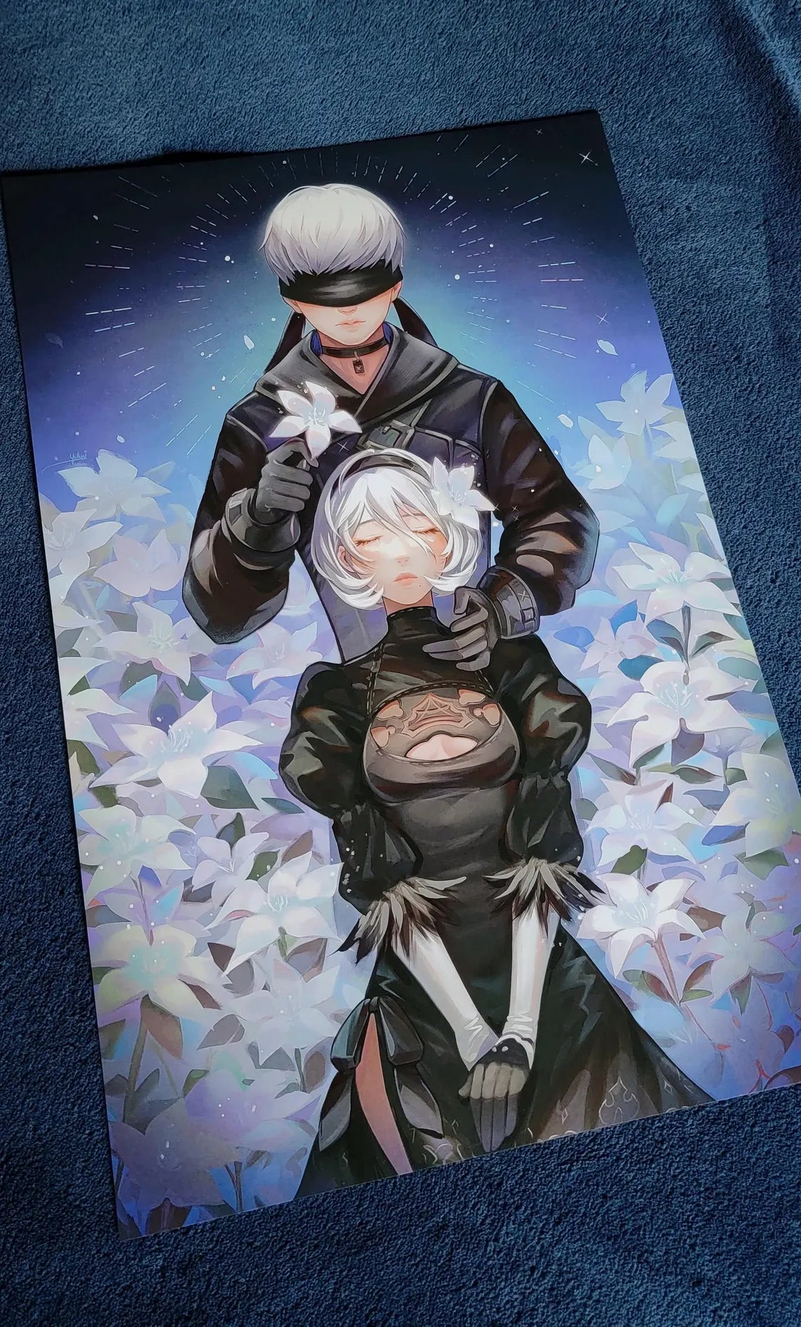 Lunar Tear 2B and 9S (11" x 17")