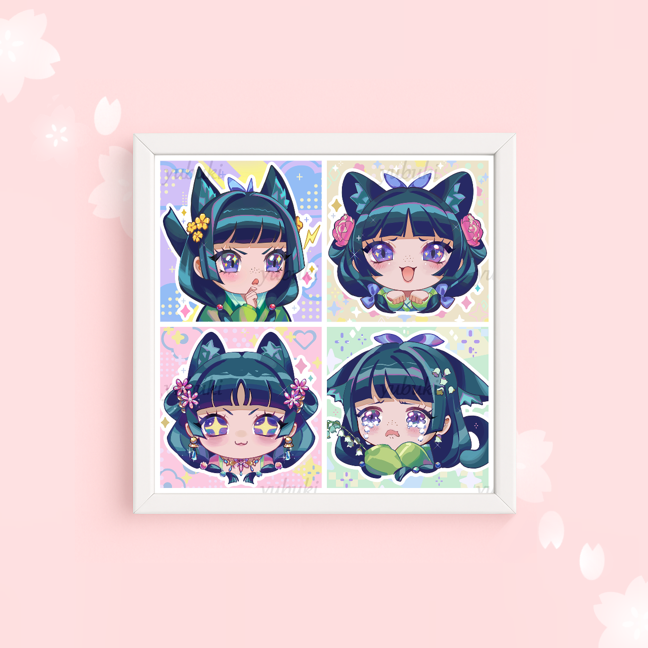 Mini Maomao (5" x 5")