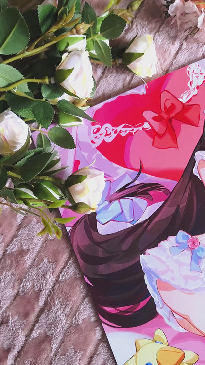 Tifa and Aerith (Valentine version) (11" x 17")