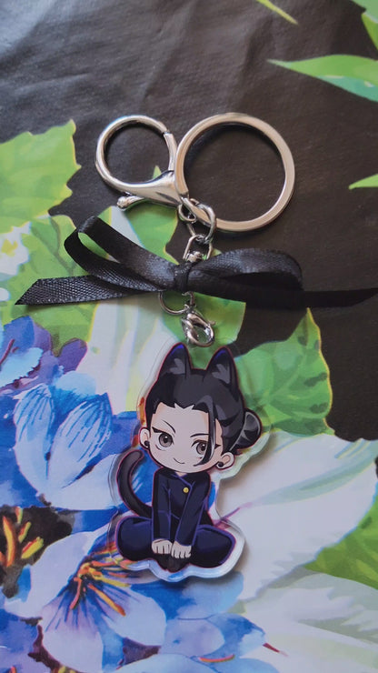 Geto Suguru Cat Keychain