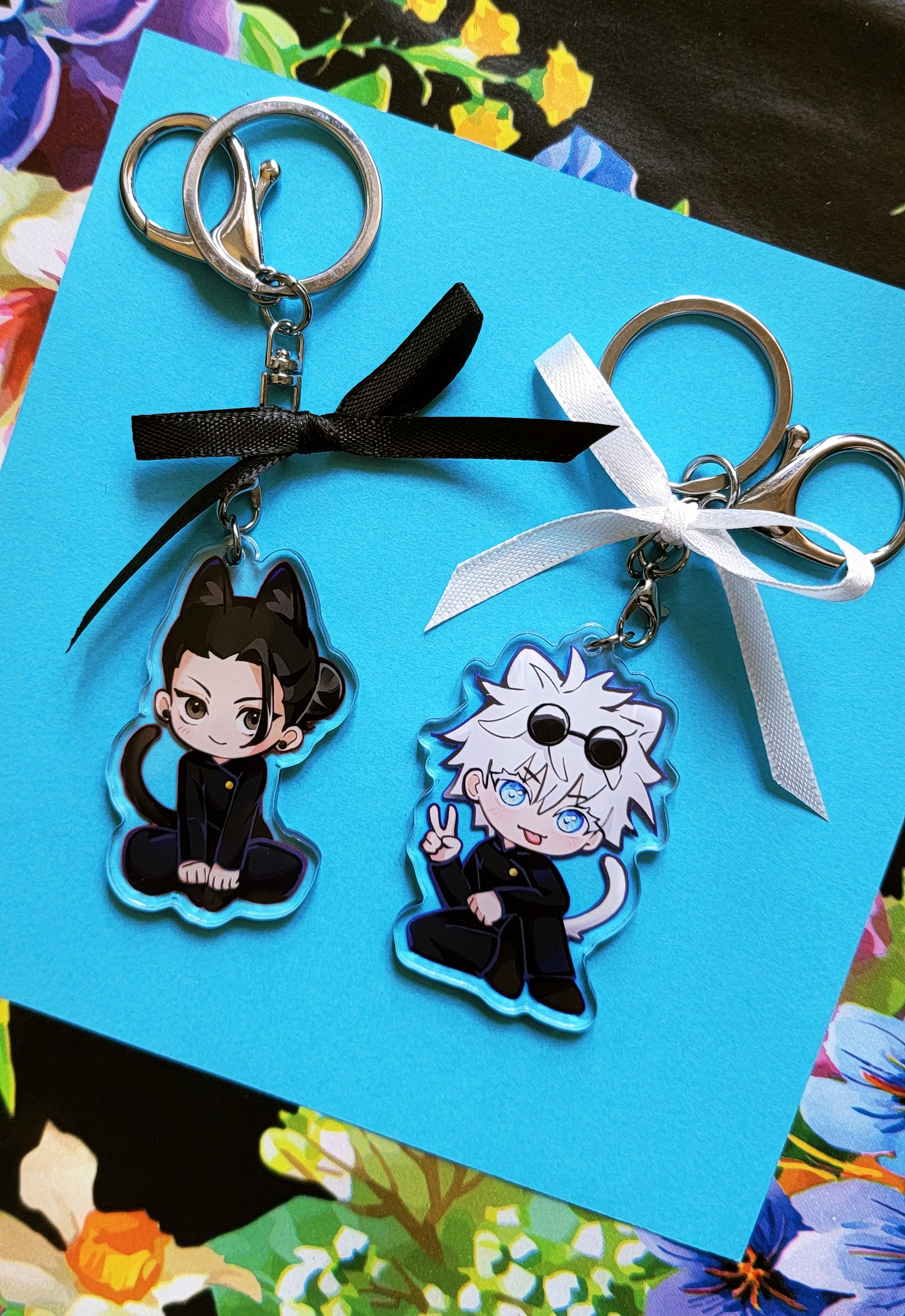 Geto Suguru Cat Keychain