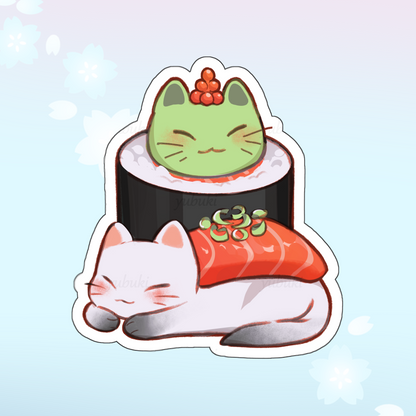 Sushi Cats Sticker